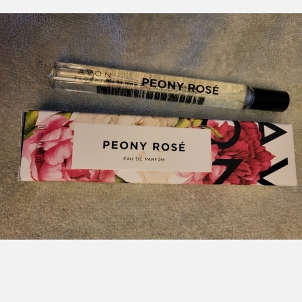 AVON-Peony Rose Perfume/Cologne Spray-Purse Size-Original Box​